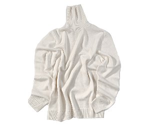 Drumohr - Off-white Merino Wool Turtleneck Knit