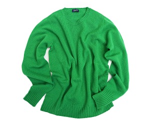 Drumohr - Green Lambs Wool Crewneck Knit