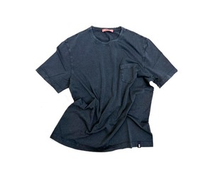 Drumohr - Navy Pocket Washed Cotton T-shirt